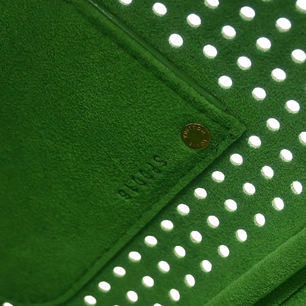 Louis Vuitton Green Monogram Perforated Speedy 30 Handbag M95181
