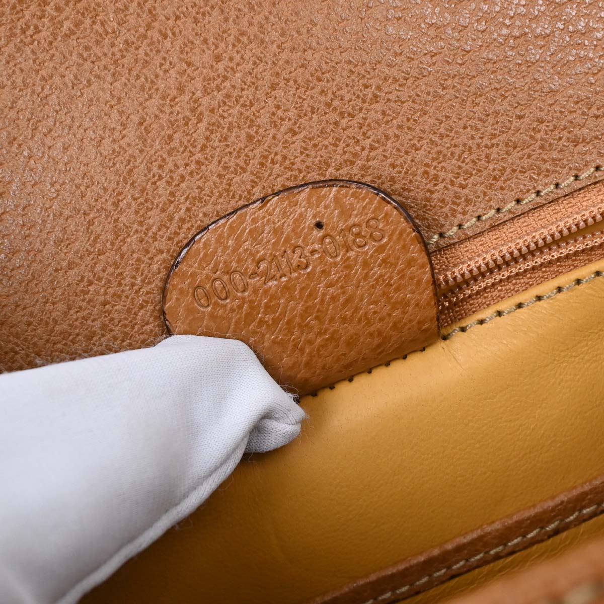 Gucci Brown Pigskin Bamboo 2way Shoulder Handbag