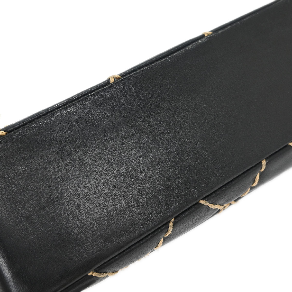 Chanel Black Calfskin Wild Stitch Shoulder Bag