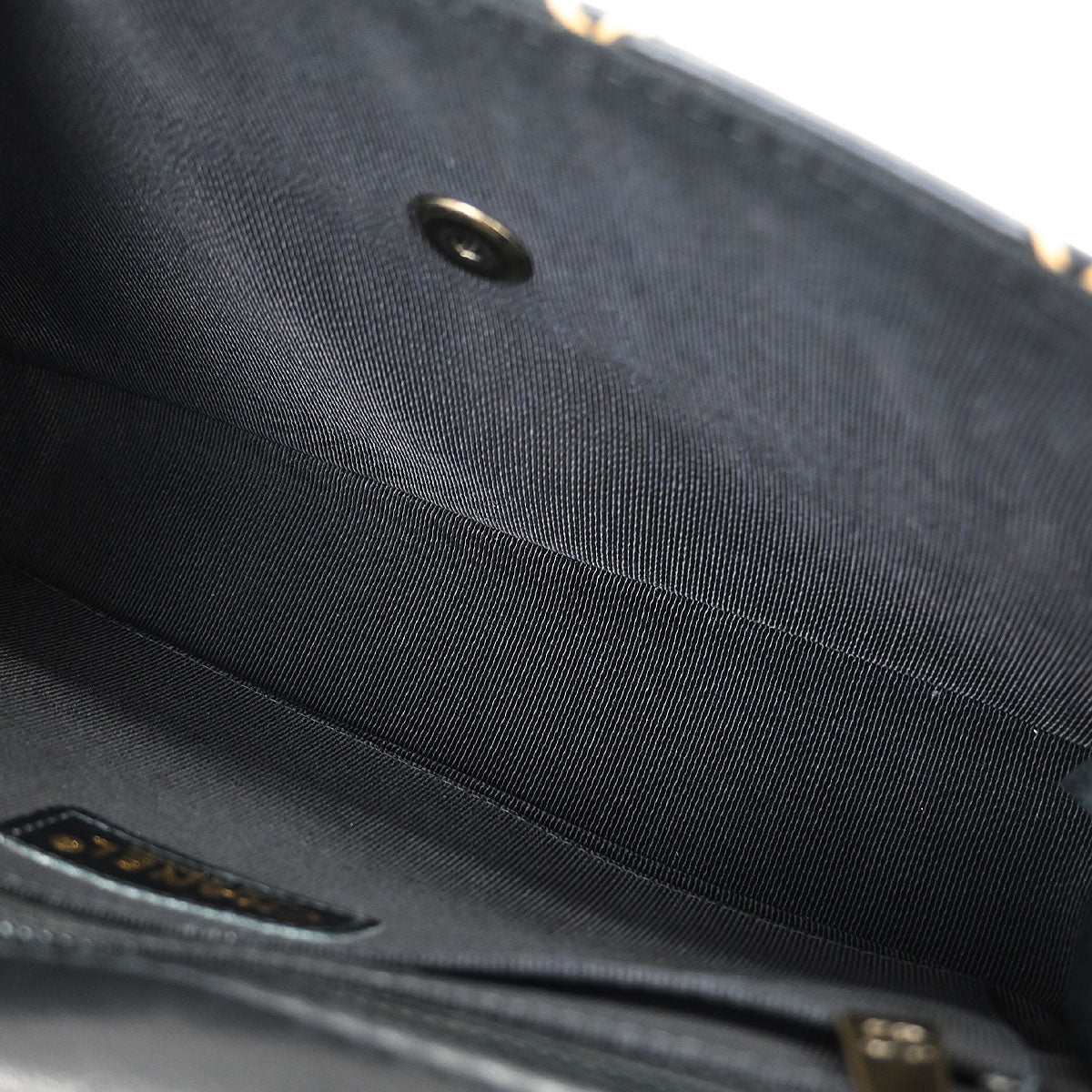 Chanel Black Calfskin Wild Stitch Shoulder Bag