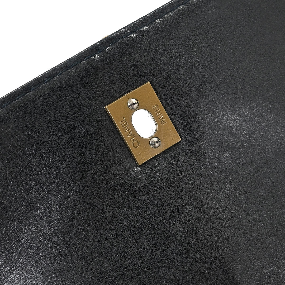 Chanel Black Calfskin Wild Stitch Shoulder Bag