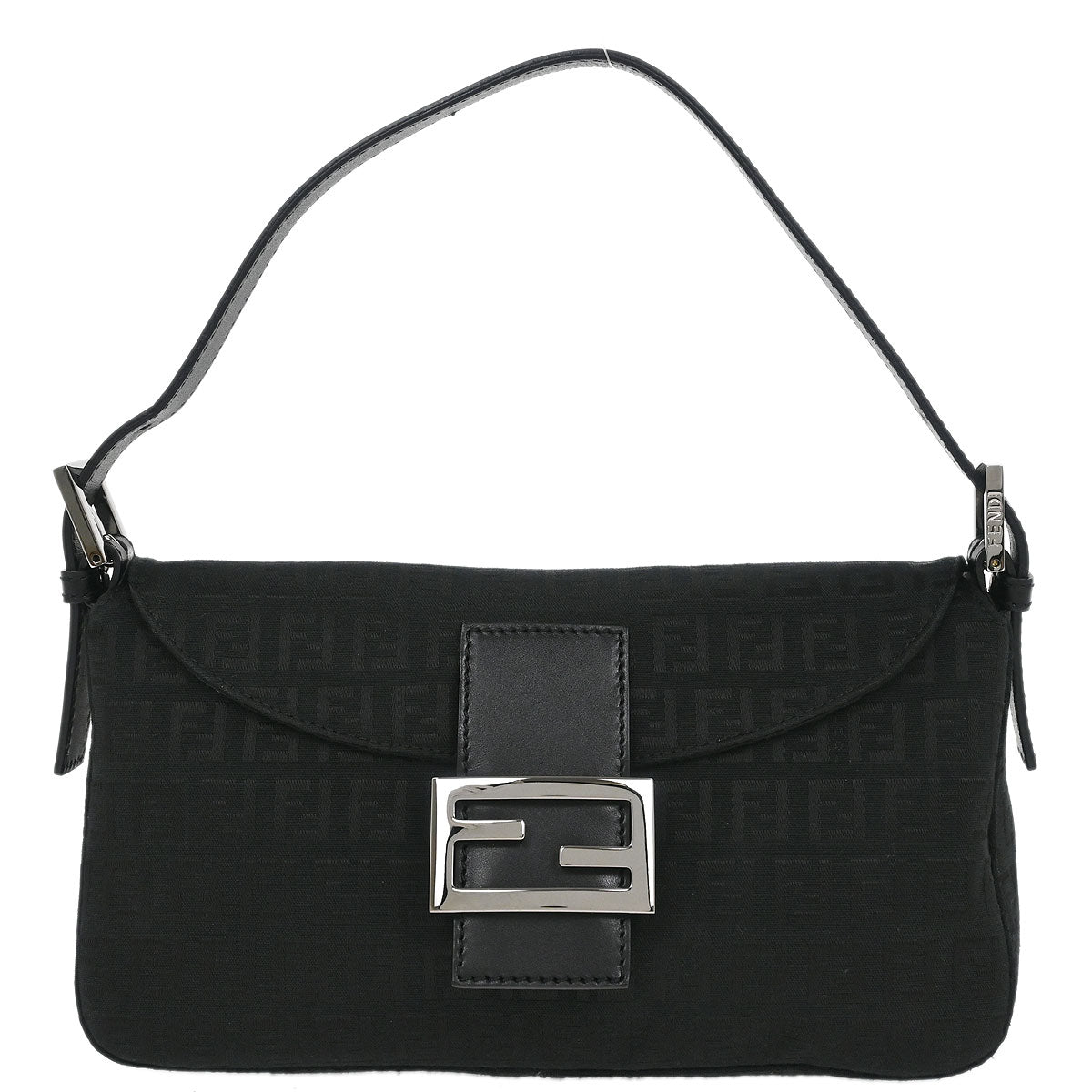 Fendi Black Zucchino Handbag