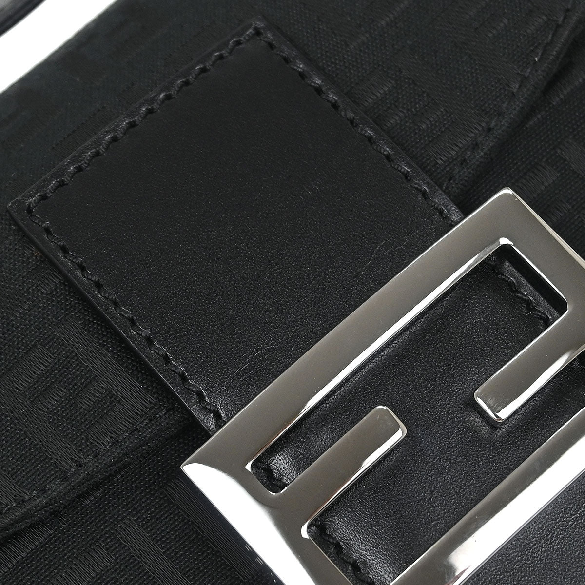 Fendi Black Zucchino Handbag
