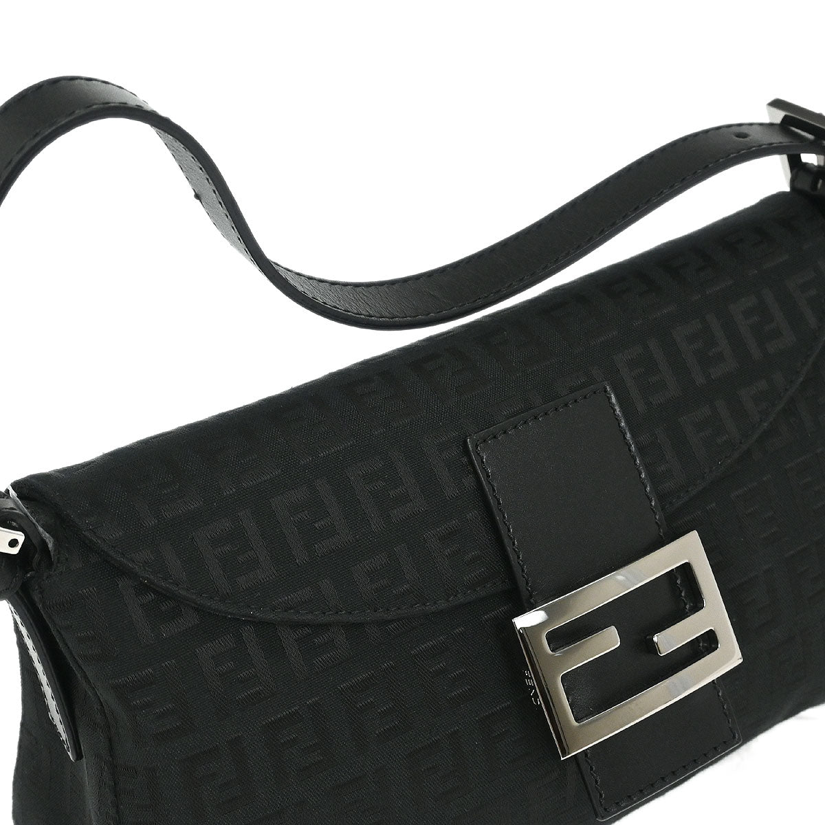 Fendi Black Zucchino Handbag
