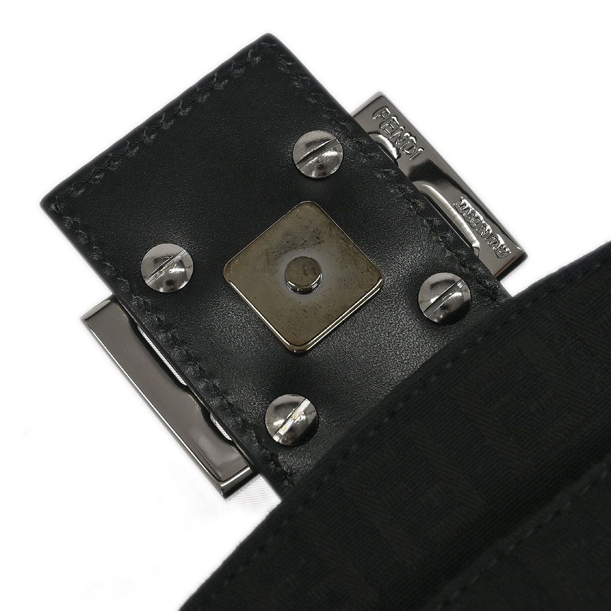 Fendi Black Zucchino Handbag