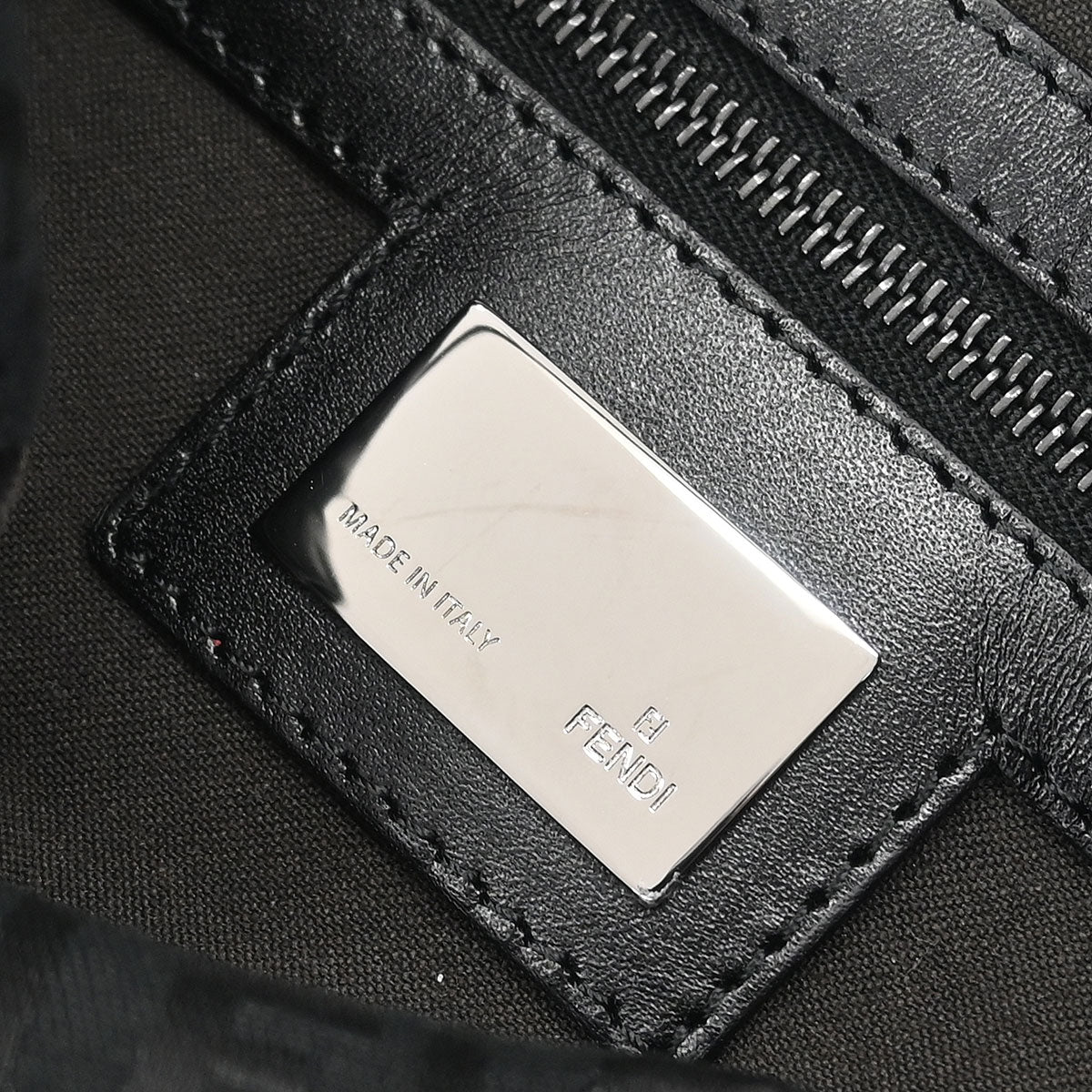 Fendi Black Zucchino Handbag