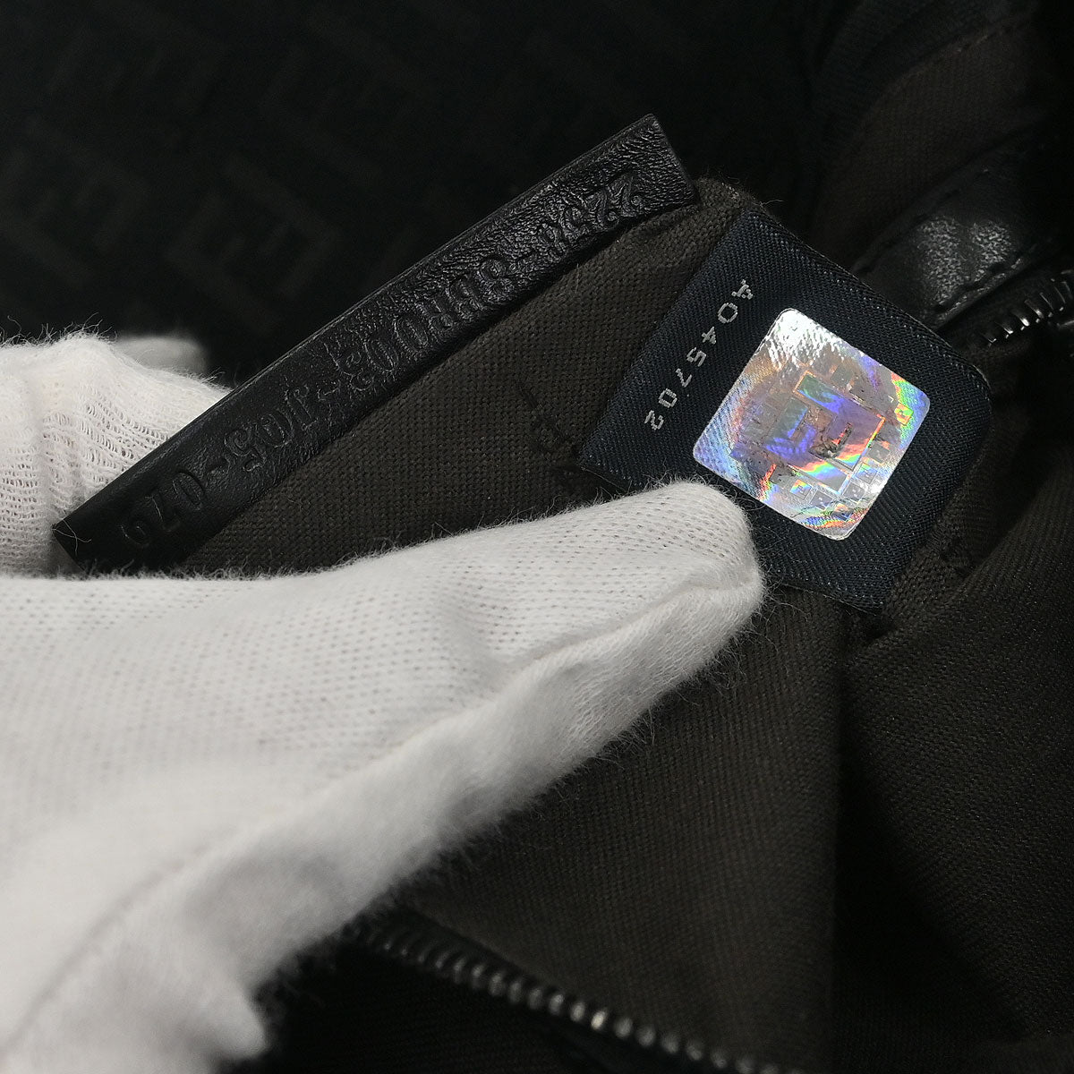 Fendi Black Zucchino Handbag