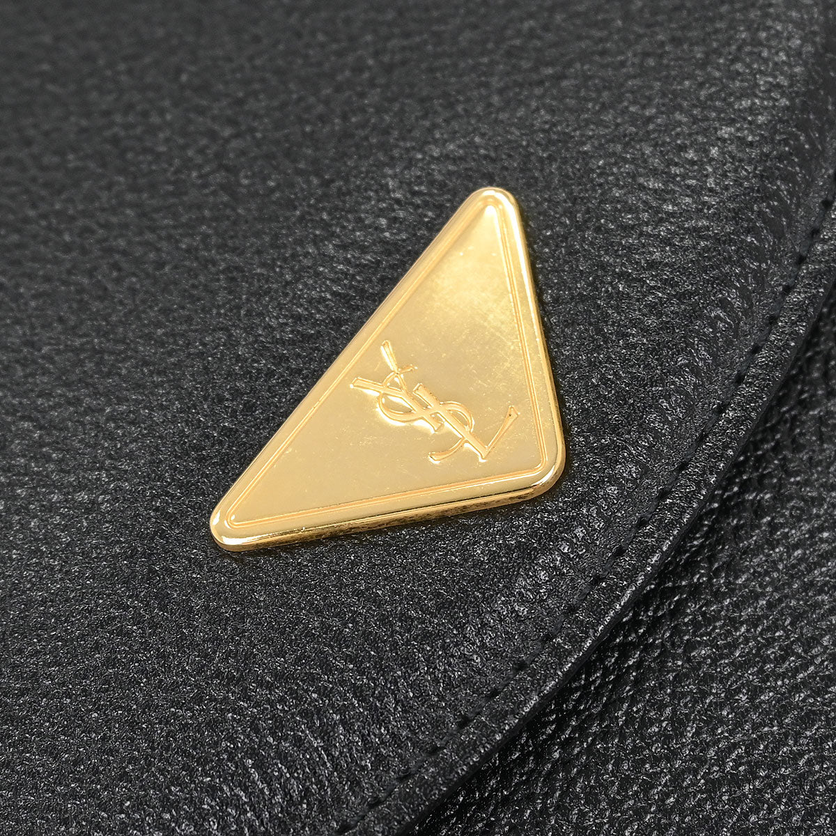 Yves Saint Laurent Black Leather Shoulder Bag