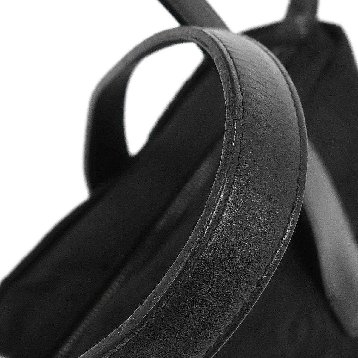 Chanel Black Jacquard Nylon Travel Line Tote Handbag