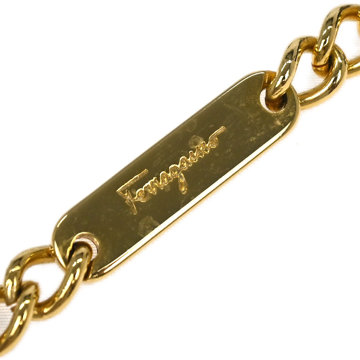 Salvatore Ferragamo Black Vara Bow Chain Shoulder Bag