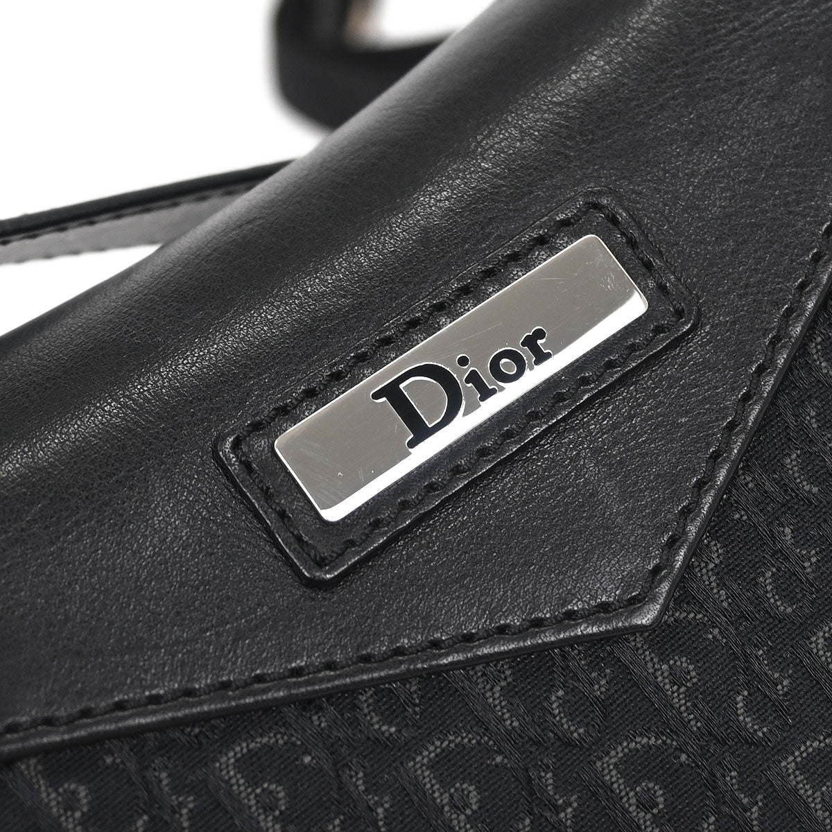 Christian Dior Black Trotter Street Chic Crossbody Bag