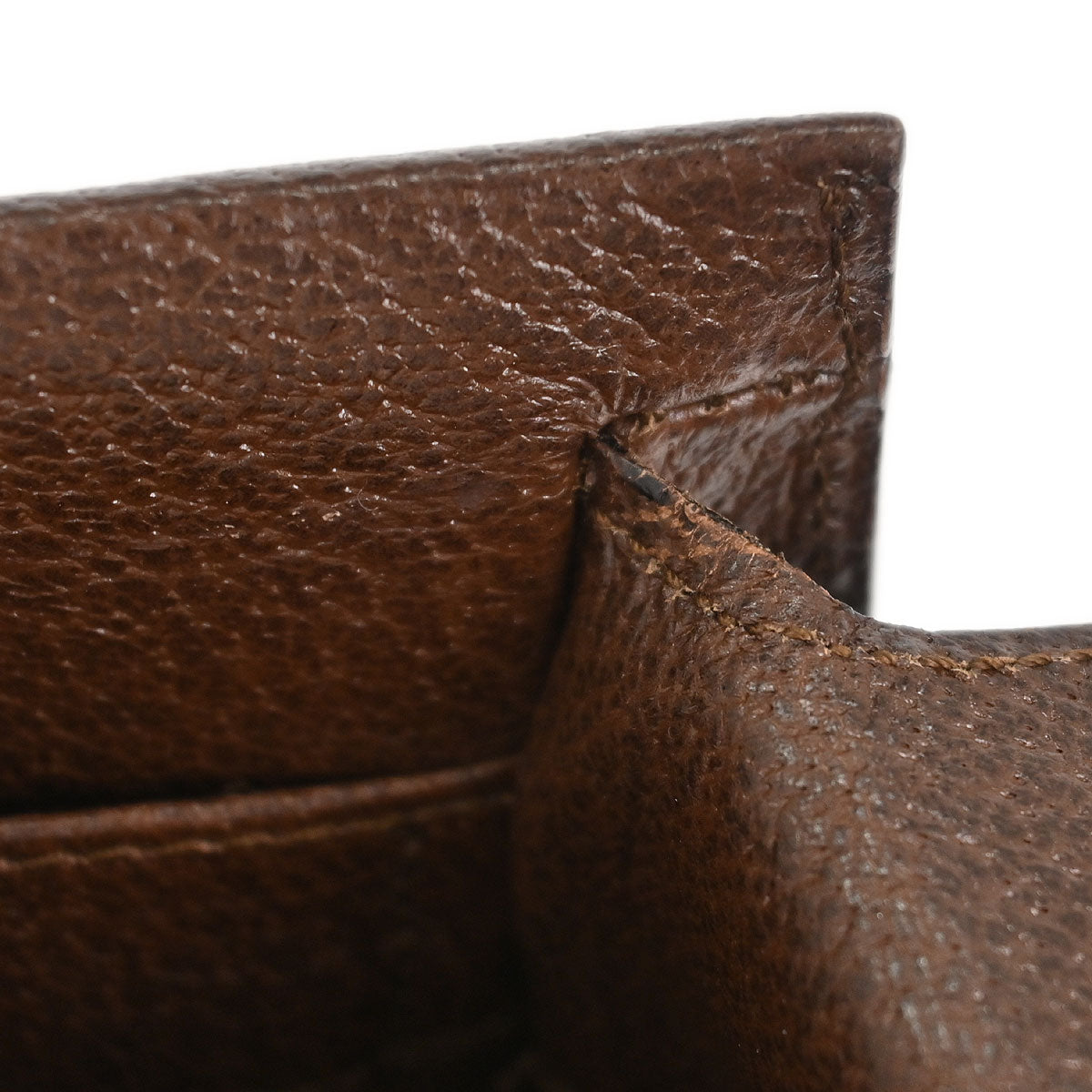 Gucci Brown Pigskin Bamboo Tote Bag