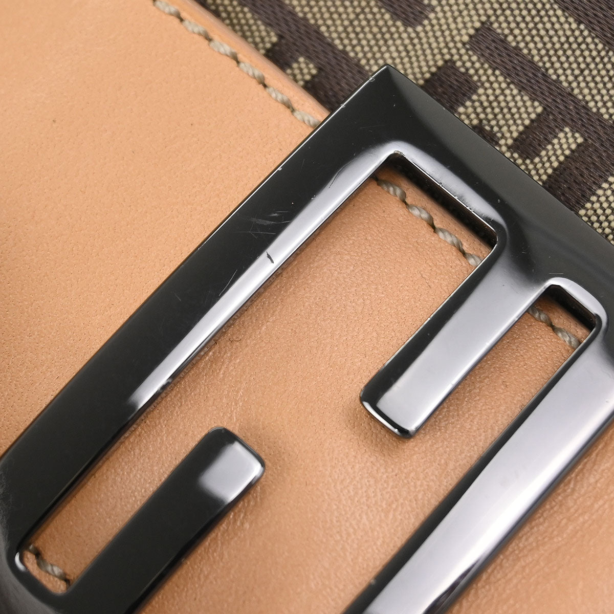 Fendi Brown Zucchino Handbag