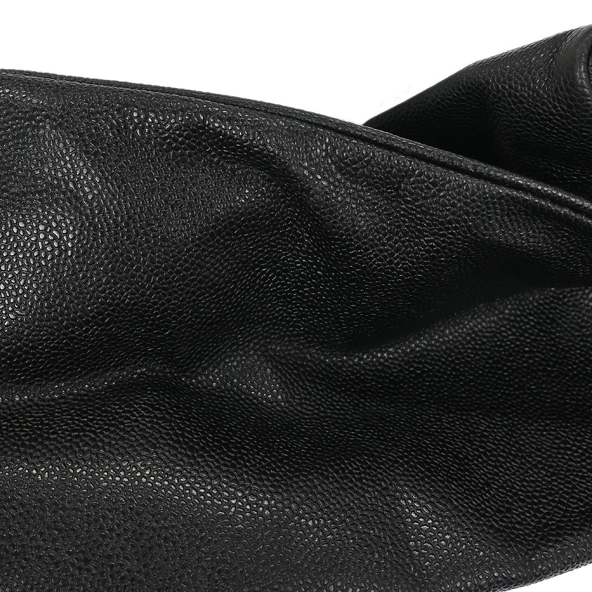 Chanel Black Caviar Supermodel Shoulder Tote Bag