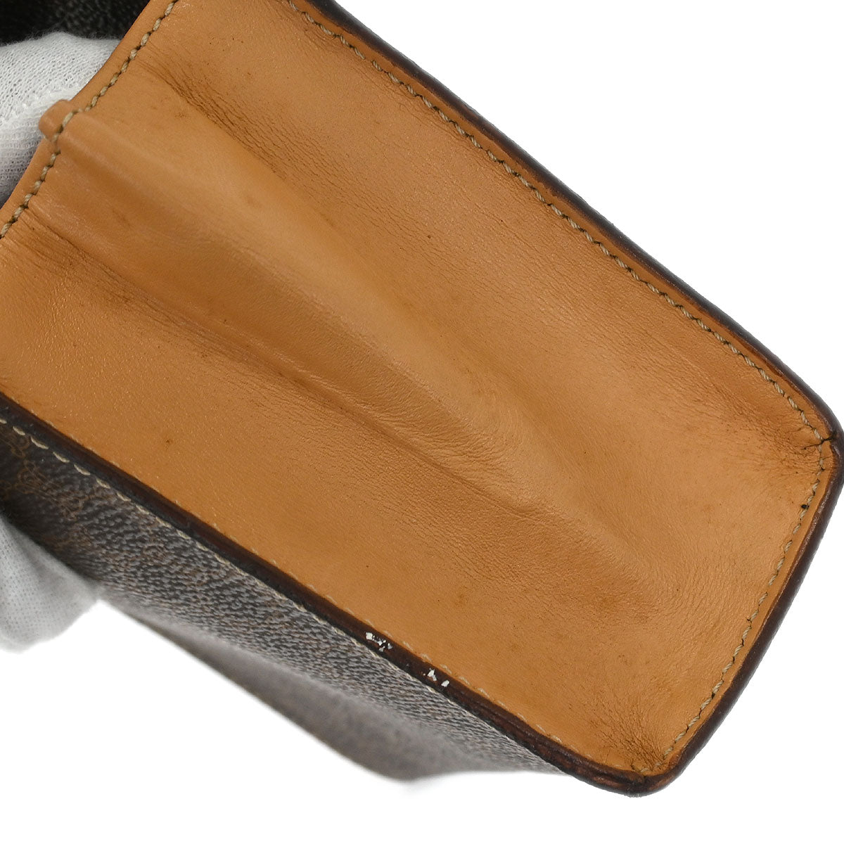 Celine Brown Macadam 2way Shoulder Handbag