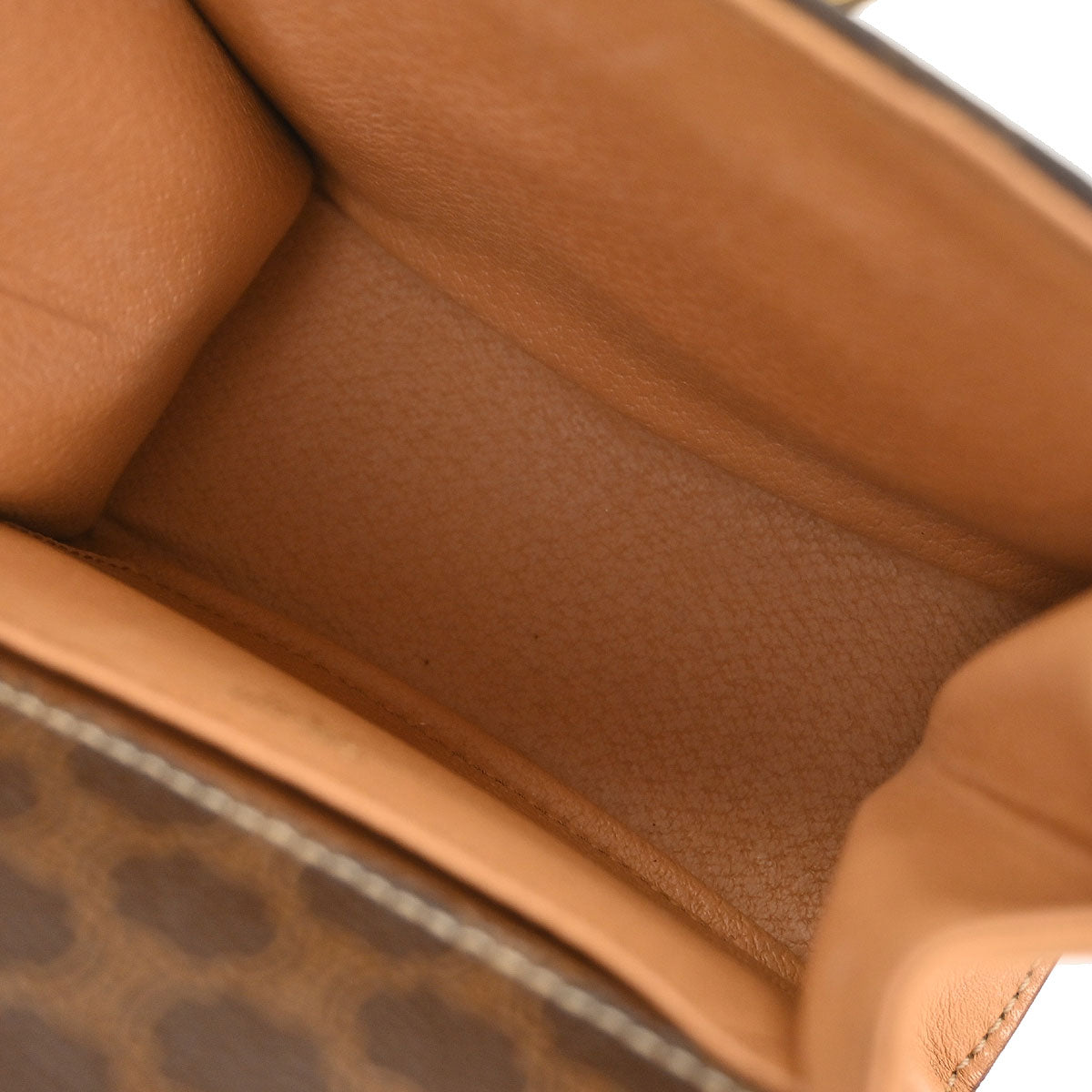 Celine Brown Macadam 2way Shoulder Handbag