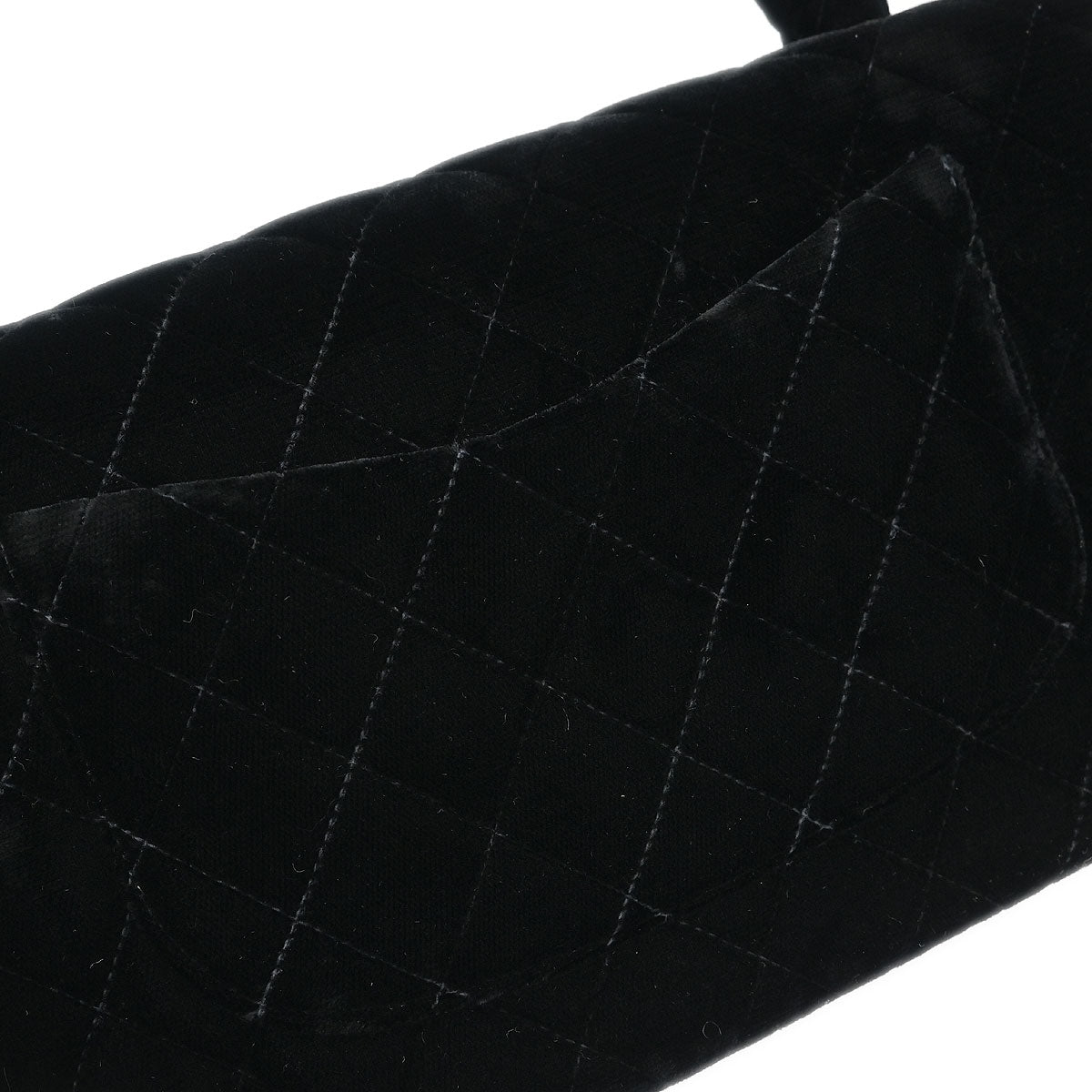 Chanel Black Velvet Handbag