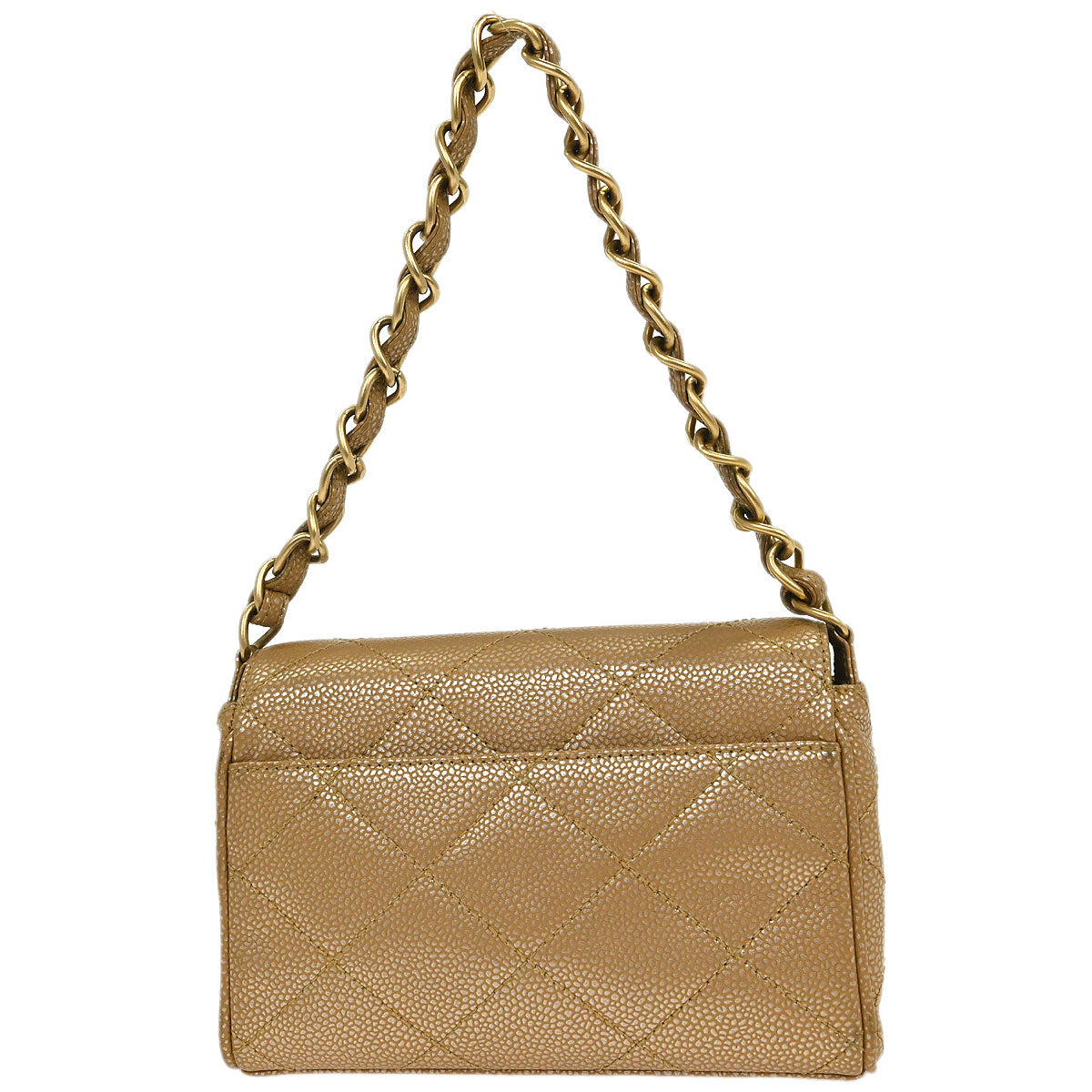 Chanel Beige Caviar Handbag