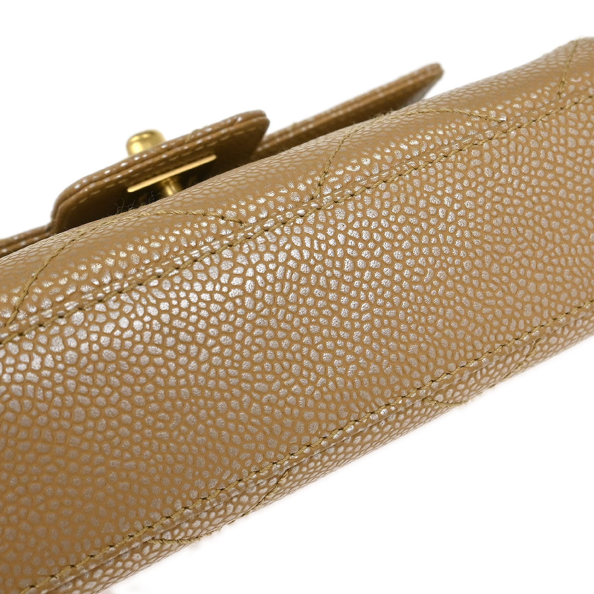 Chanel Beige Caviar Handbag