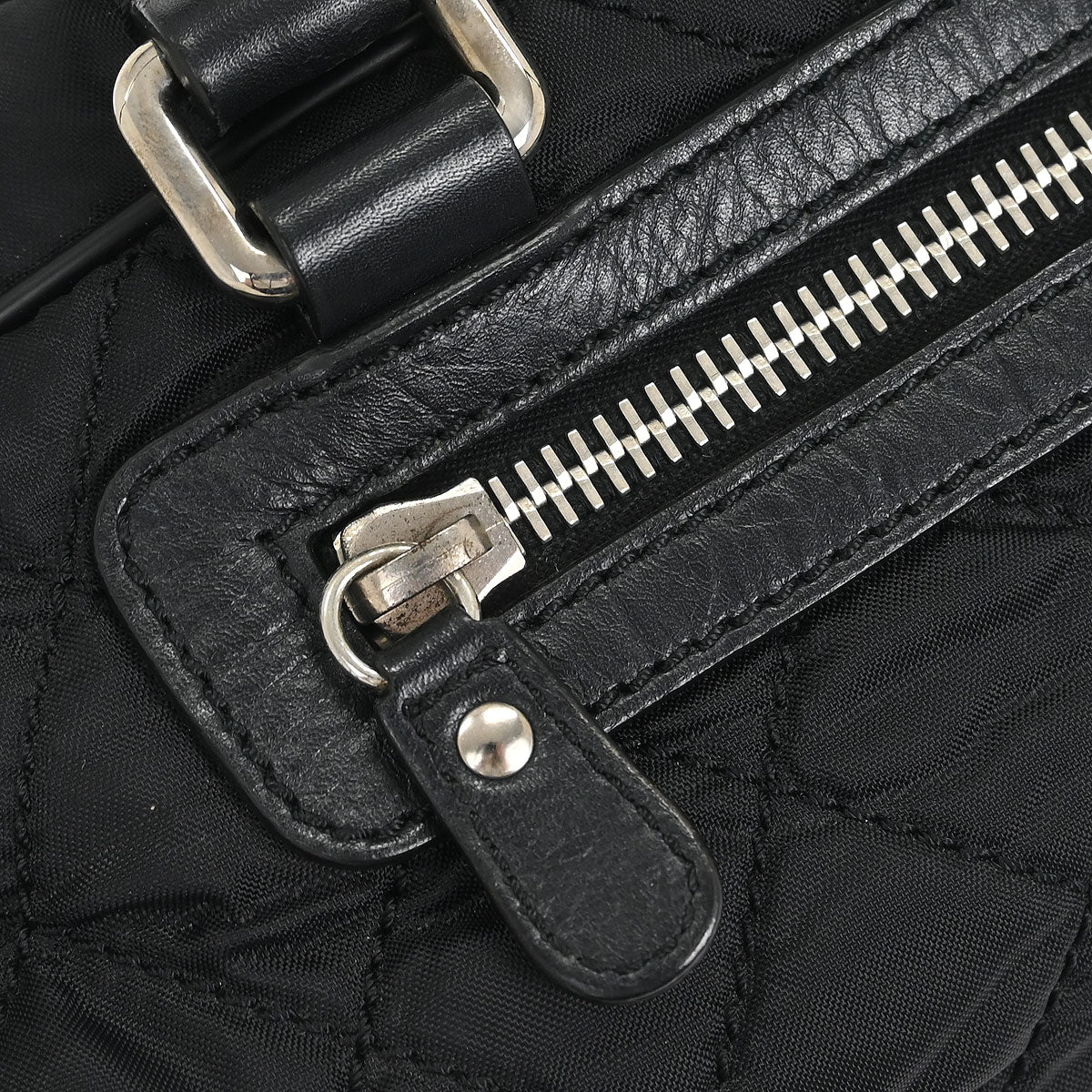Chanel Black Nylon Handbag