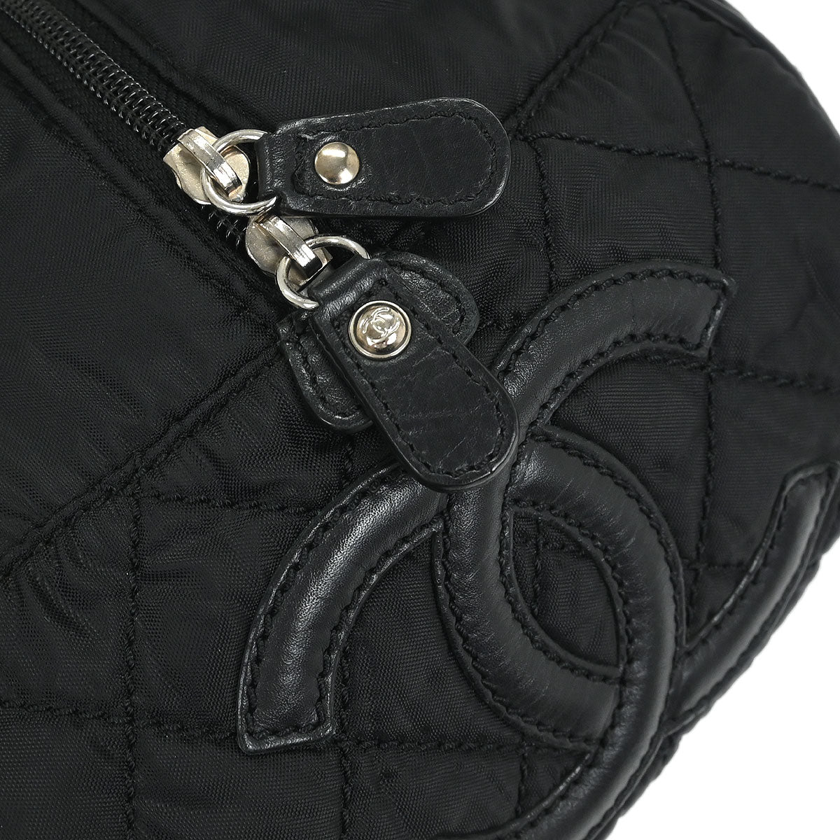 Chanel Black Nylon Handbag