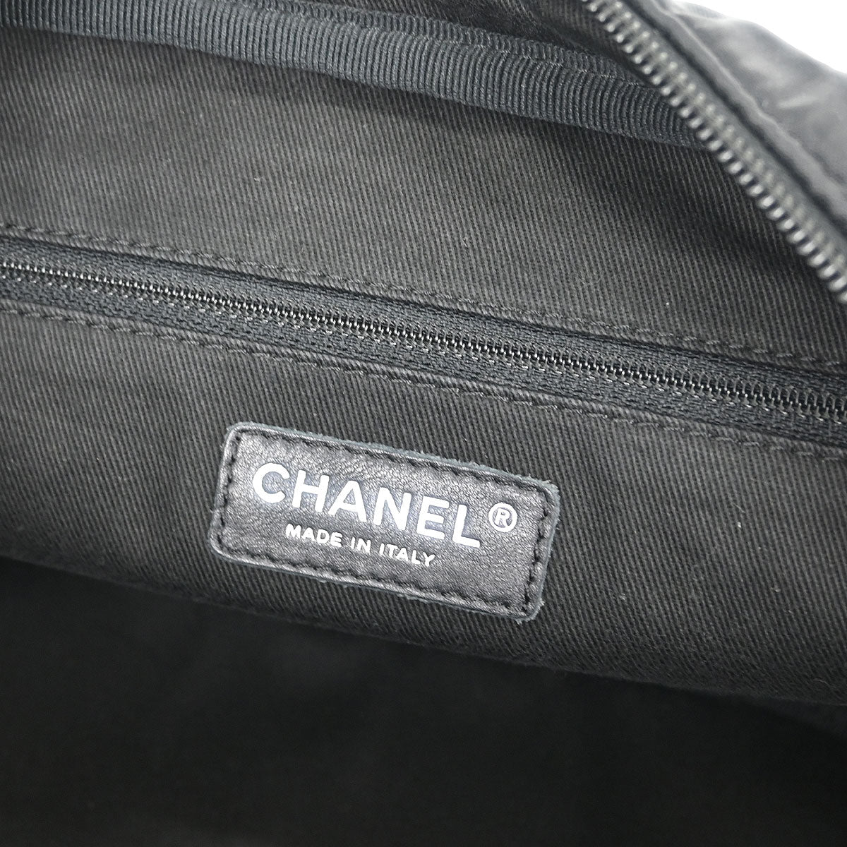 Chanel Black Nylon Handbag