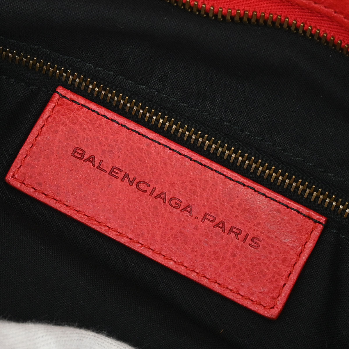 Balenciaga Red The Town 2way Shoulder Handbag