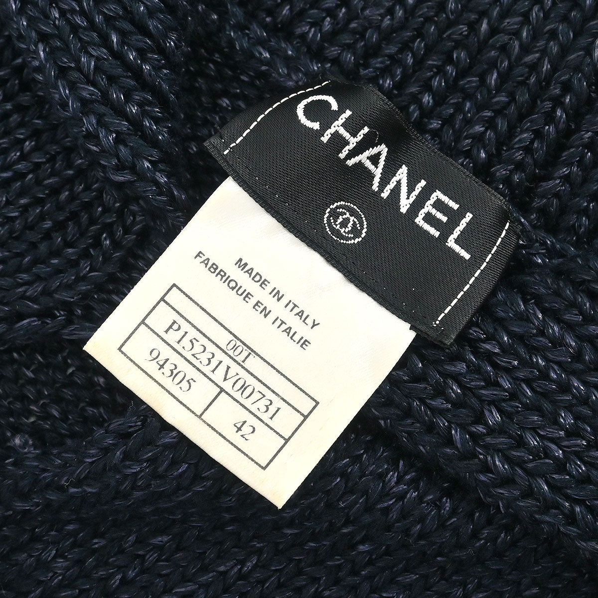 Chanel Sleeveless Top Navy #42