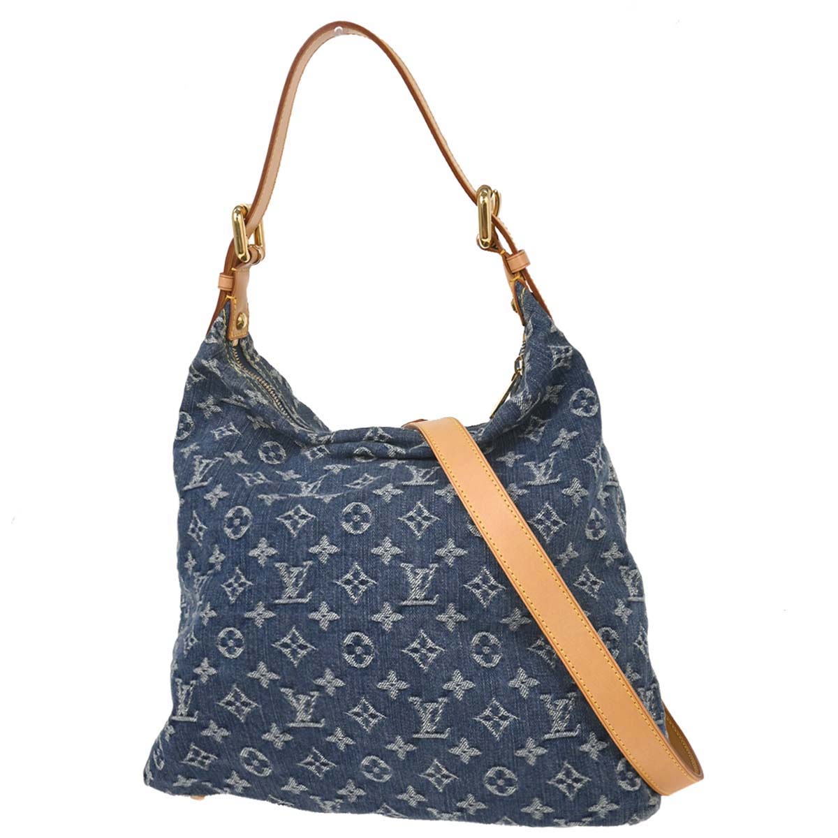 Louis Vuitton Blue Monogram Denim Baggy GM Shoulder Bag M95048