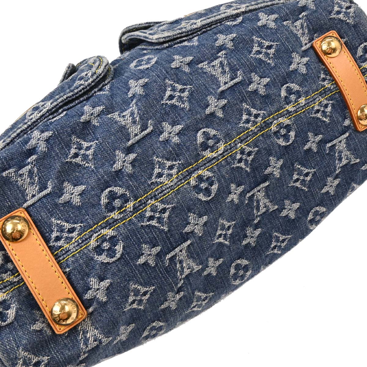 Louis Vuitton Blue Monogram Denim Baggy GM Shoulder Bag M95048
