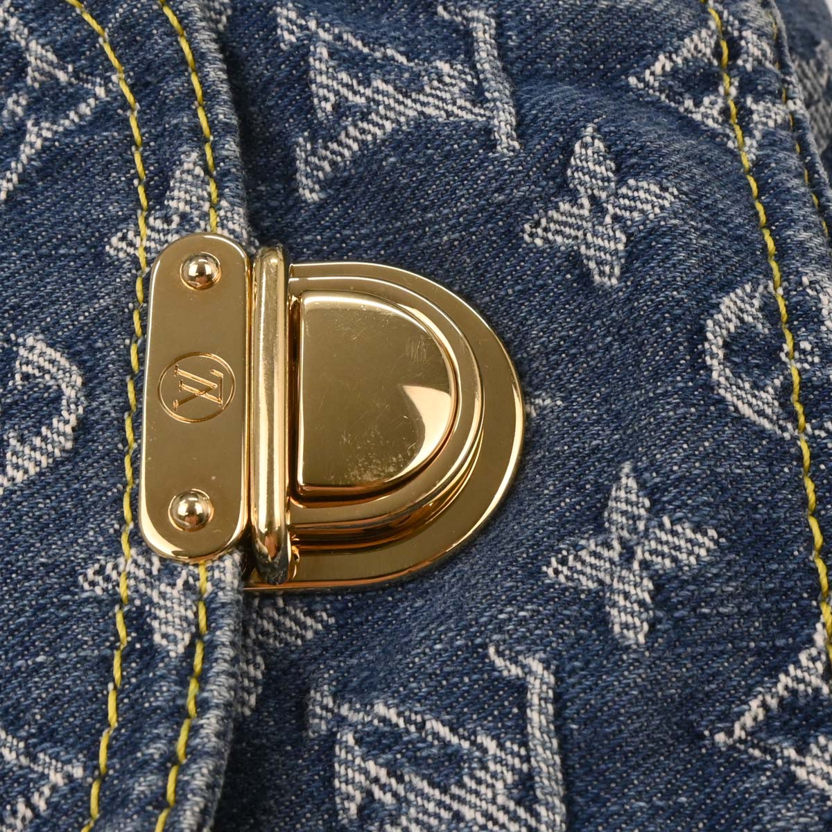 Louis Vuitton Blue Monogram Denim Baggy GM Shoulder Bag M95048