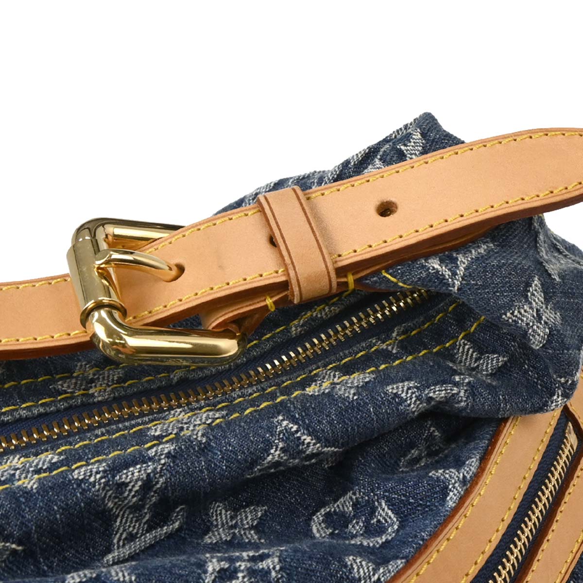Louis Vuitton Blue Monogram Denim Baggy GM Shoulder Bag M95048