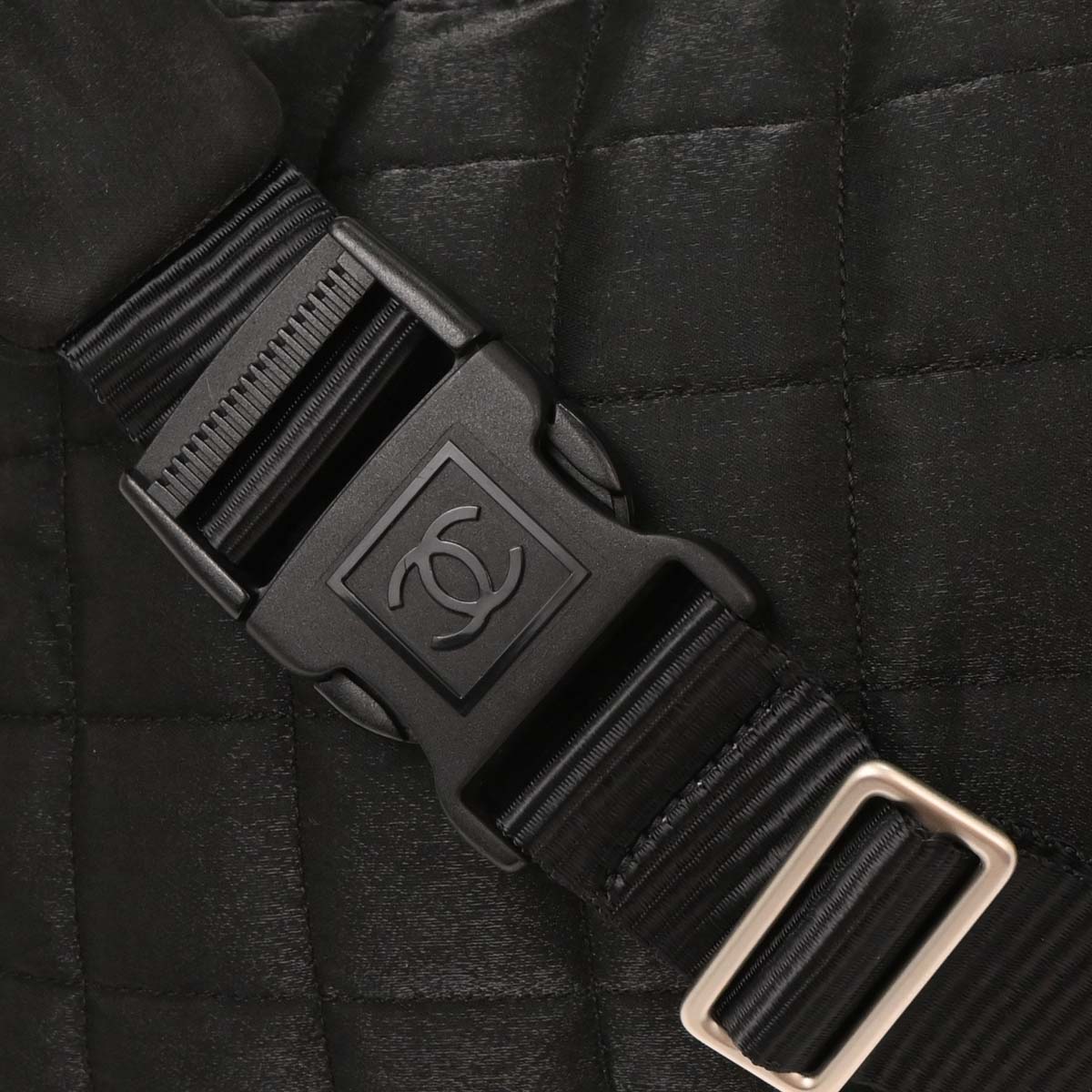 Chanel 2005-2006 Black Nylon Sport Line Shoulder Bag