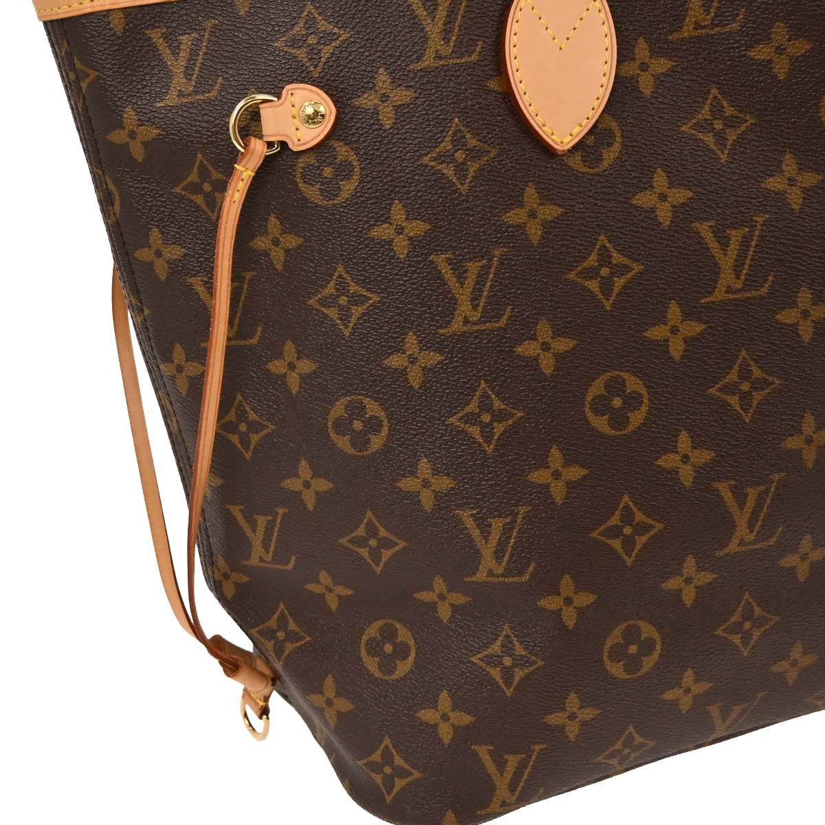 Louis Vuitton Monogram Neverfull MM Shoulder Tote Bag M40156