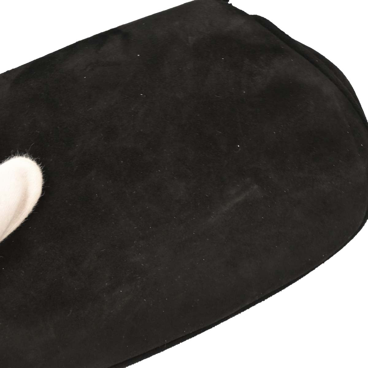 Chanel 1996-1997 Black Suede Handbag