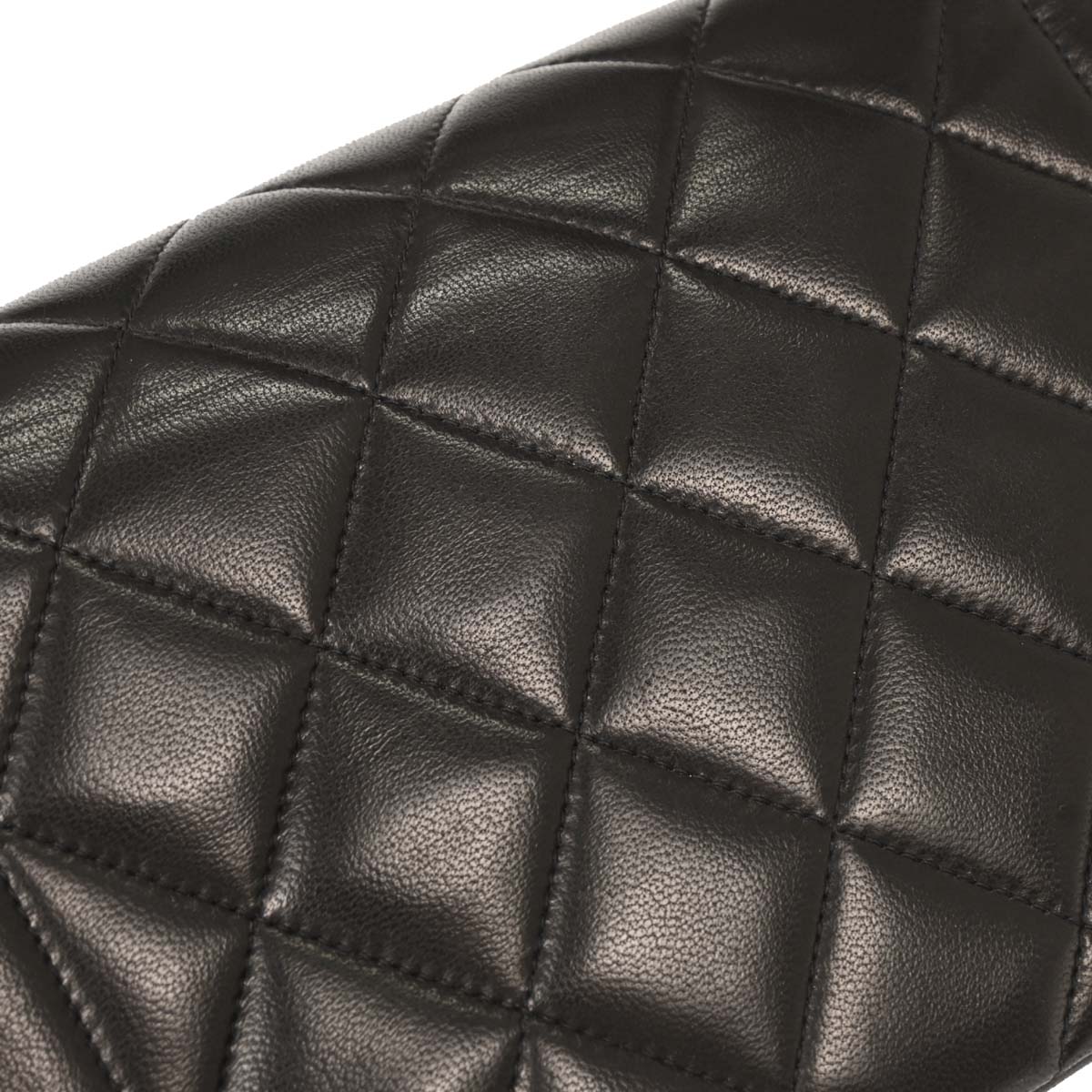 Chanel 1994-1996 Black Lambskin Small Diana Shoulder Bag