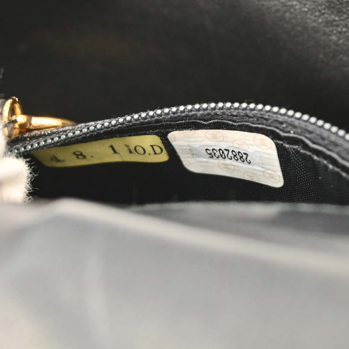 Chanel 1991-1994 Black Velvet Shoulder Bag