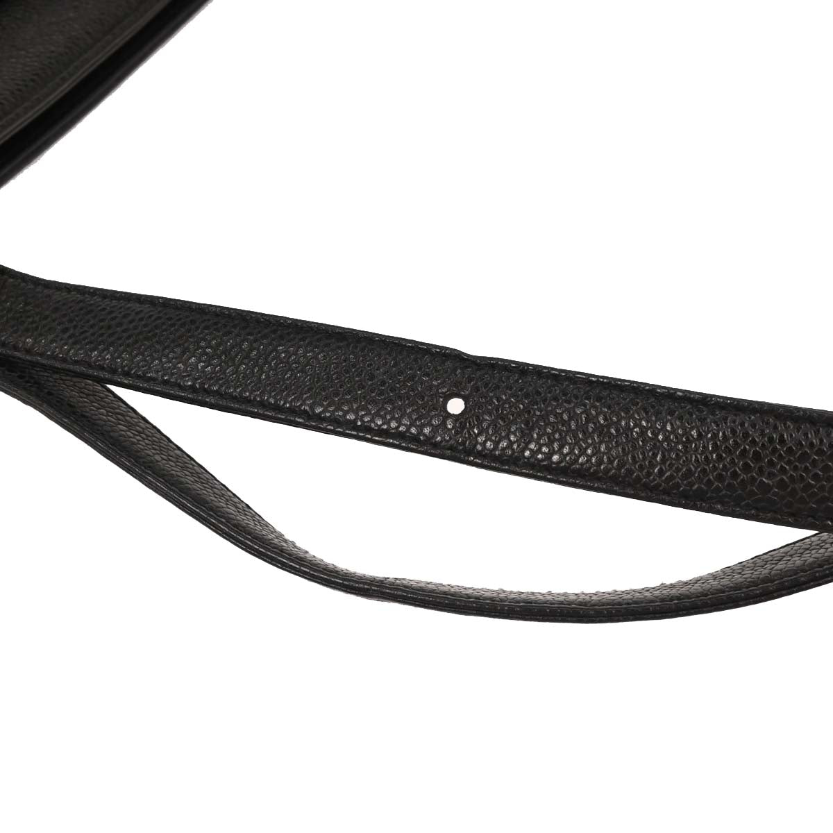 Chanel 1997-1999 Black Caviar Tote Handbag