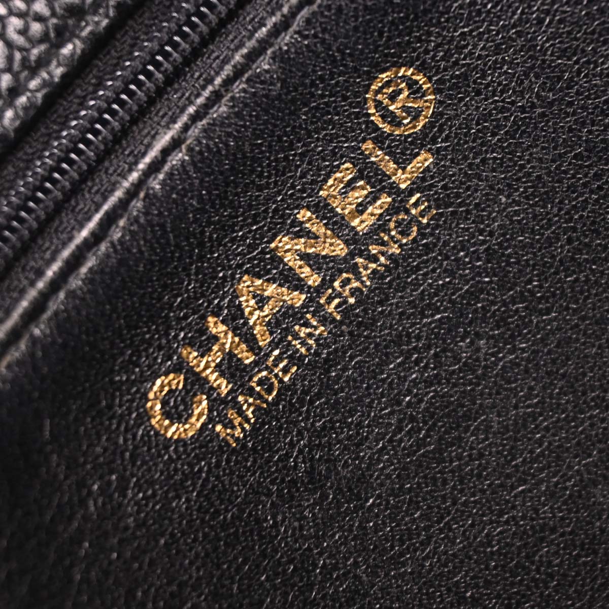 Chanel 1997-1999 Black Caviar Tote Handbag