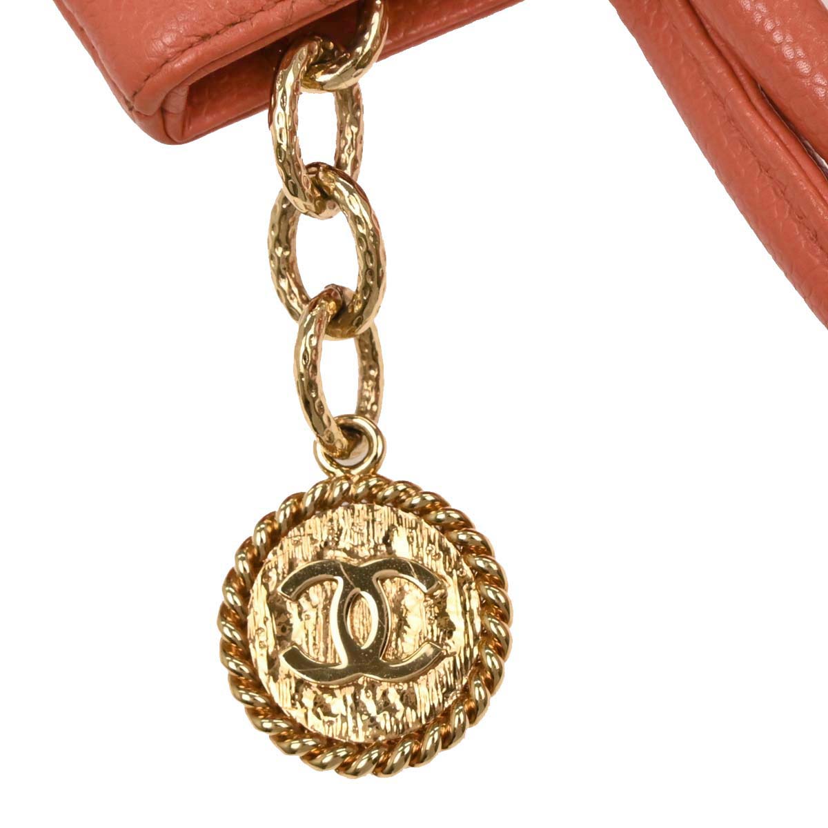 Chanel 2003-2004 Pink Caviar Medallion Tote Handbag