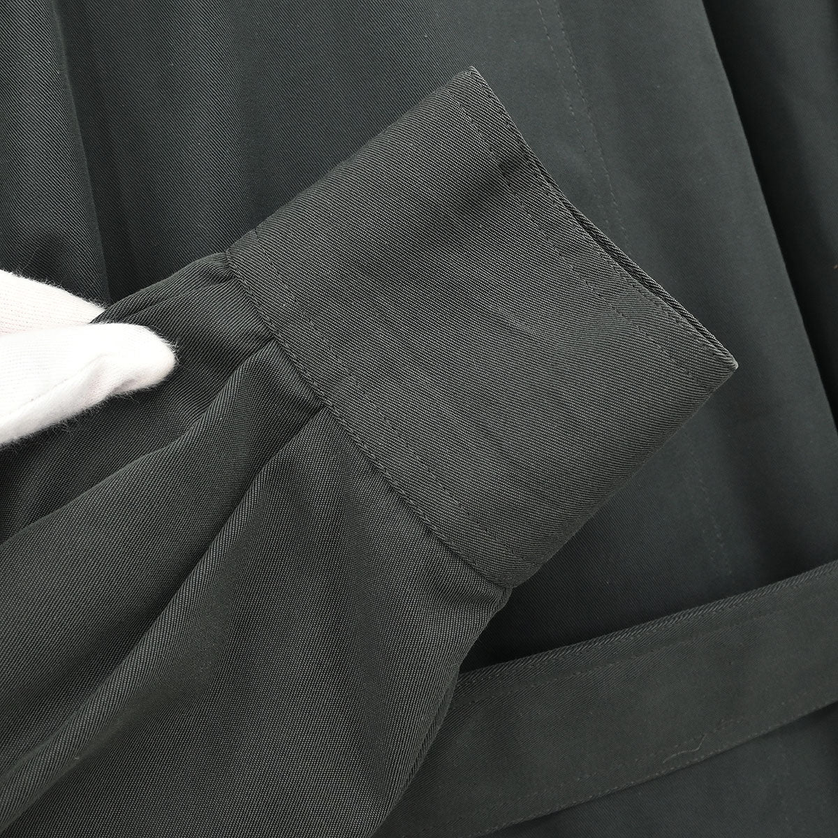Chanel Double Breasted Coat Dark Green #38