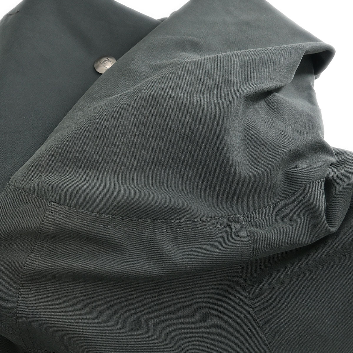 Chanel Double Breasted Coat Dark Green #38