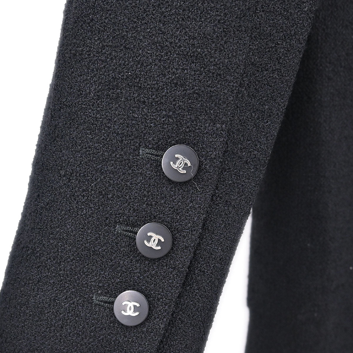 Chanel Setup Suit Jacket Skirt Black #40