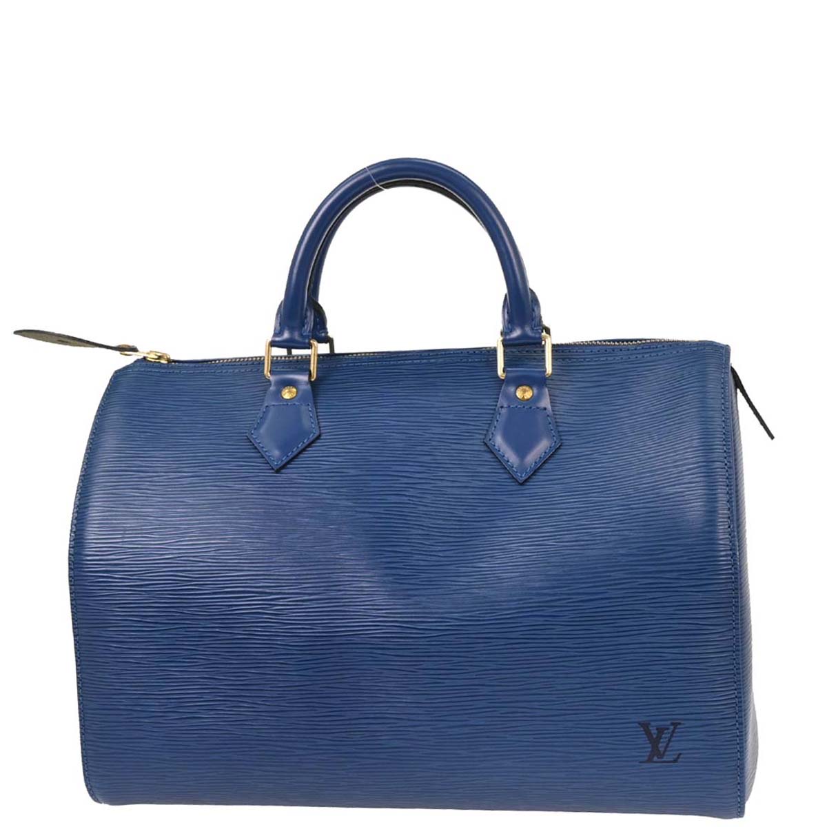 Louis Vuitton Blue Epi Speedy 30 Handbag M43005