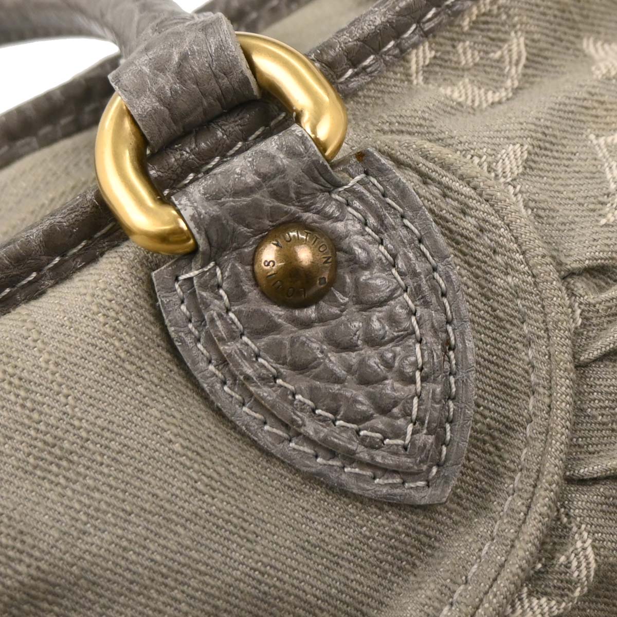Louis Vuitton Monogram Denim Neo Cabby MM Tote Handbag M95837