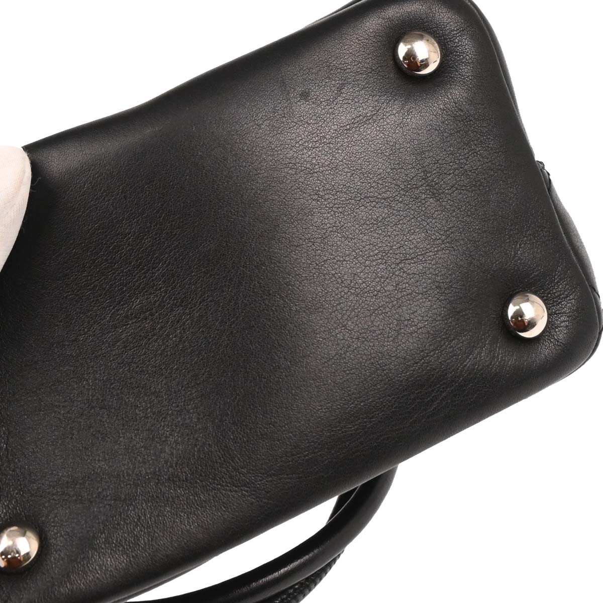 Chanel Black Calfskin Cambon Ligne Tote Handbag