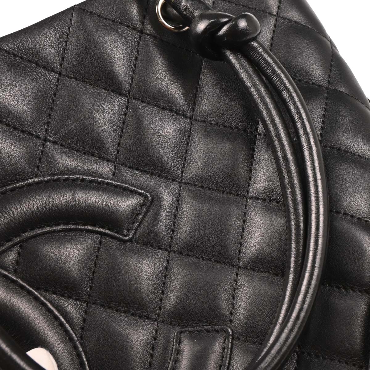 Chanel Black Calfskin Cambon Ligne Tote Handbag