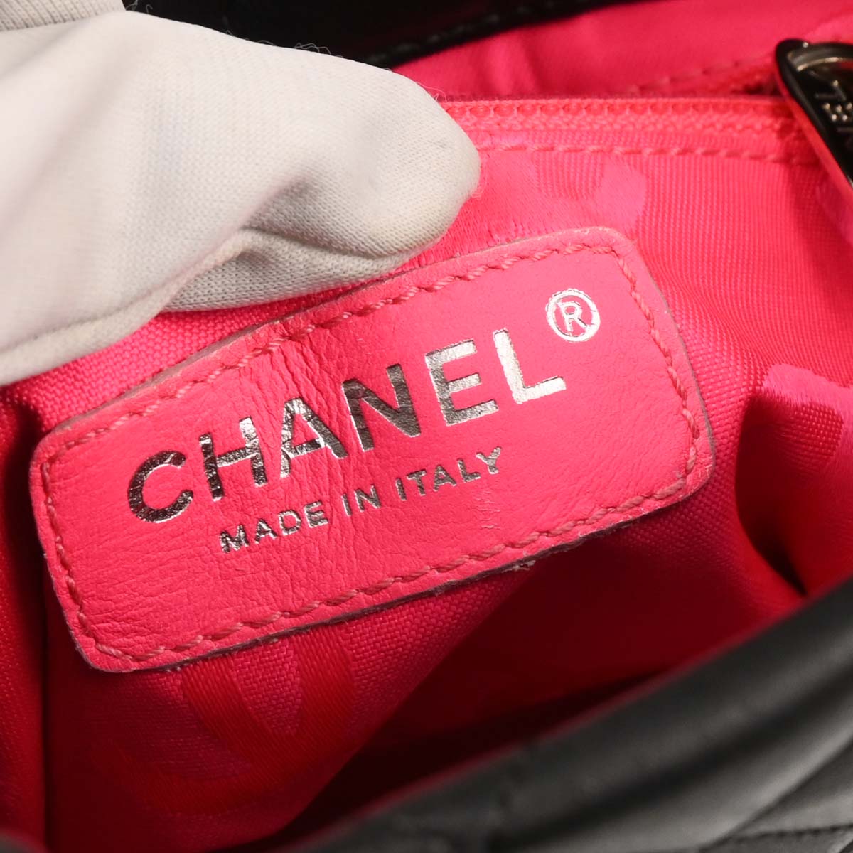 Chanel Black Calfskin Cambon Ligne Tote Handbag