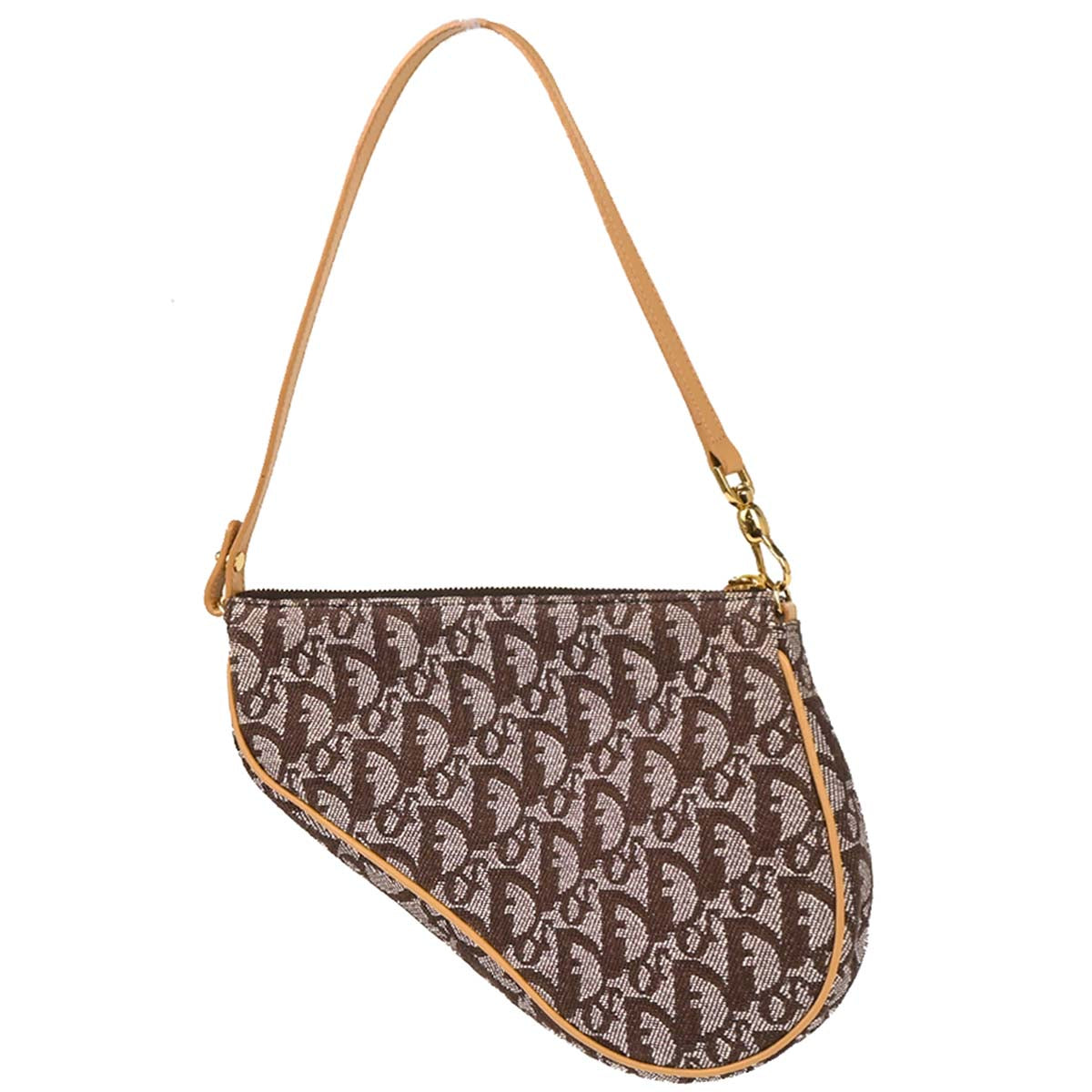 Christian Dior Brown Trotter Saddle Handbag