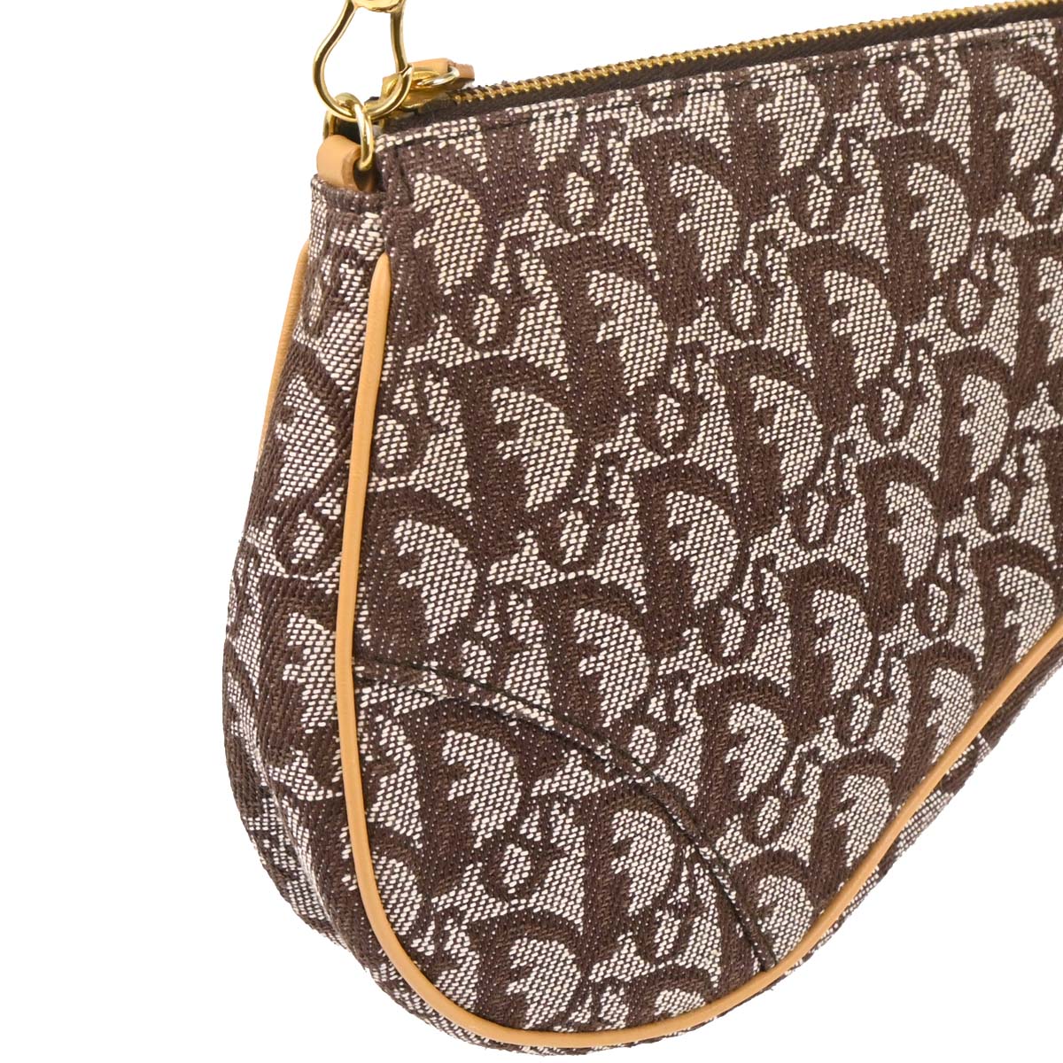 Christian Dior Brown Trotter Saddle Handbag